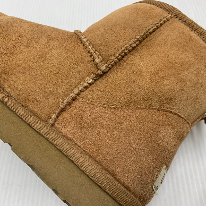 【中古品】【メンズ】 1002072 CLASSIC MINI クラシック ミニ ムートン ブーツ 靴 164-260222-kh-12-izu サイズ：27 カラー：CHESTNUT 万代Net店