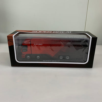 【中古品】 三菱ふそう スーパーグレート ダイキャスト 24年モデル 1 43スケール トラック ミニカー 061-260624-AS-3-min 万代Net店