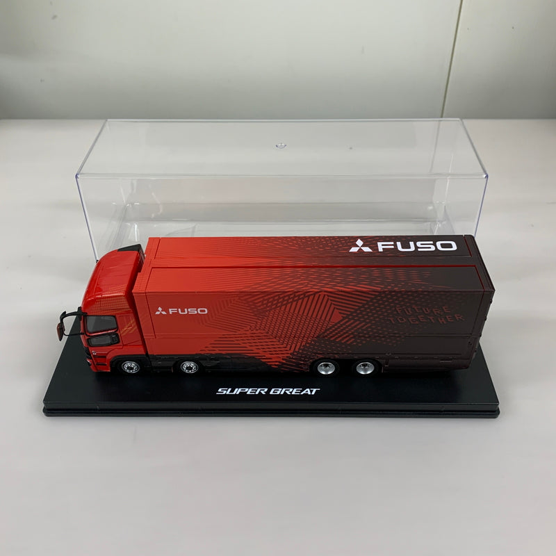 【中古品】 三菱ふそう スーパーグレート ダイキャスト 24年モデル 1 43スケール トラック ミニカー 061-260624-AS-3-min 万代Net店