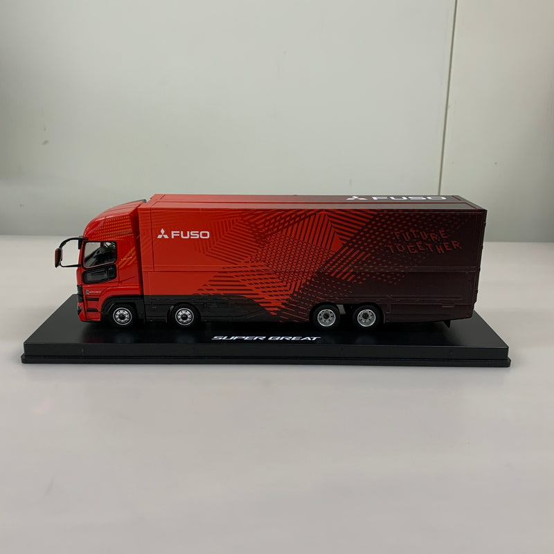 【中古品】 三菱ふそう スーパーグレート ダイキャスト 24年モデル 1 43スケール トラック ミニカー 061-260624-AS-3-min 万代Net店