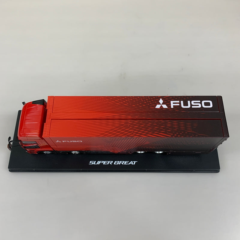 【中古品】 三菱ふそう スーパーグレート ダイキャスト 24年モデル 1 43スケール トラック ミニカー 061-260624-AS-3-min 万代Net店