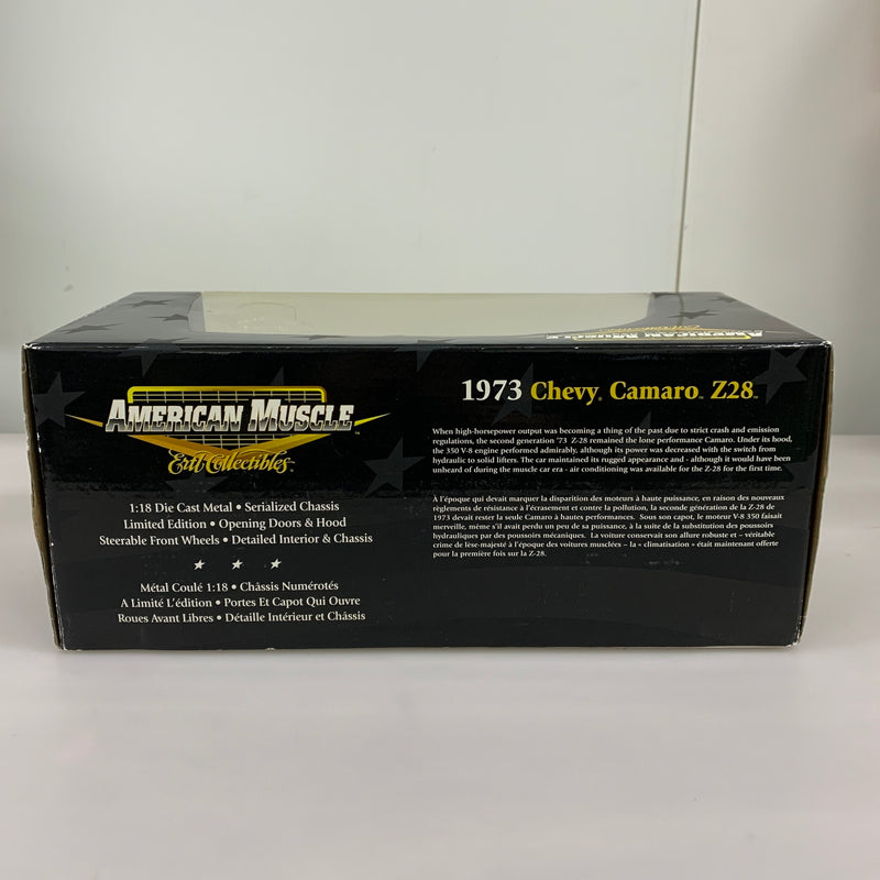 【現状渡し品】 American Muscle 1973 Chevy Camaro Z28 シボレー カマロ マッスルカー ミニカー 061-260624-AS-4-min 万代Net店