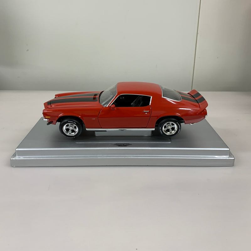 【現状渡し品】 American Muscle 1973 Chevy Camaro Z28 シボレー カマロ マッスルカー ミニカー 061-260624-AS-4-min 万代Net店
