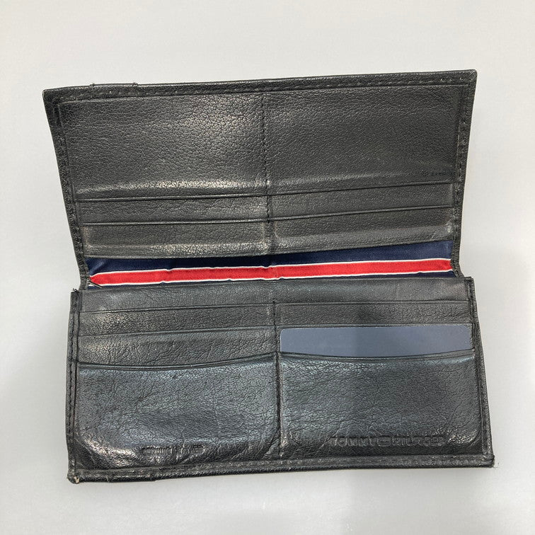 【現状渡し品】【メンズ】 TOMMY HILFIGER トミーヒルフィガー ロングウォレット 長財布 201-260427-WA-03-iwa カラー：ブラック 万代Net店