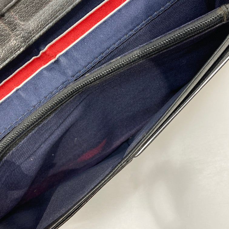 【現状渡し品】【メンズ】 TOMMY HILFIGER トミーヒルフィガー ロングウォレット 長財布 201-260427-WA-03-iwa カラー：ブラック 万代Net店