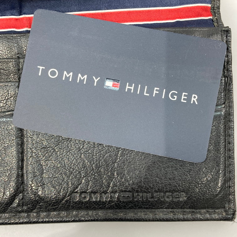 【現状渡し品】【メンズ】 TOMMY HILFIGER トミーヒルフィガー ロングウォレット 長財布 201-260427-WA-03-iwa カラー：ブラック 万代Net店