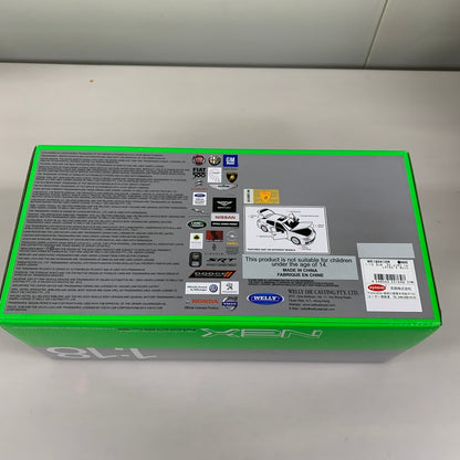 【現状渡し品】 WELLY ダイキャストモデル 1 18 ランボルギーニ アヴェンタドール LP700-4（オレンジ）ミニカー 061-260624-AS-7-min 万代Net店
