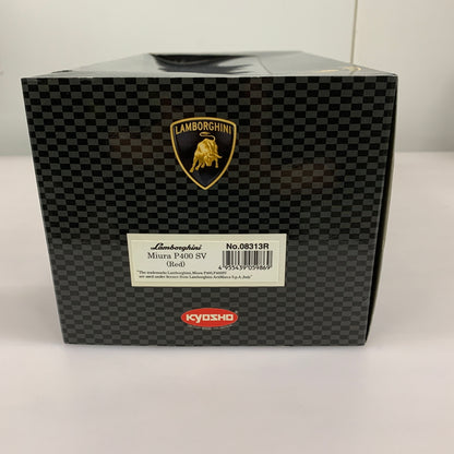 【現状渡し品】 KYOSHO 京商 1/18 Lamborghini Miura P400 SV 赤 ランボルギーニ ミニカー 061-260624-AS-9-min 万代Net店