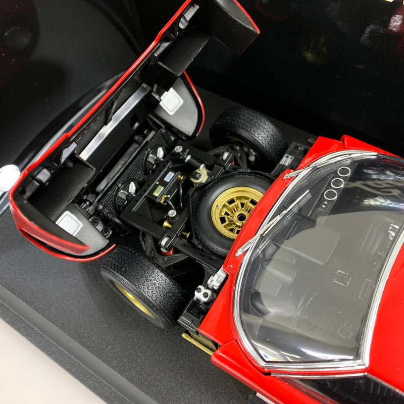 【現状渡し品】 KYOSHO 京商 1/18 Lamborghini Miura P400 SV 赤 ランボルギーニ ミニカー 061-260624-AS-9-min 万代Net店