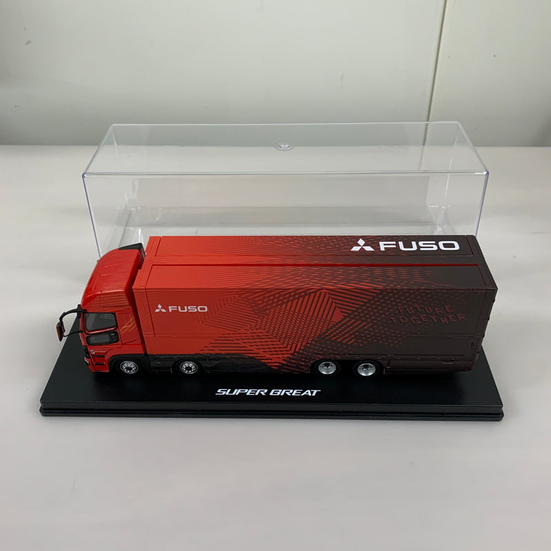 【中古品】 三菱ふそう スーパーグレート ダイキャスト 24年モデル 1 43スケール トラック ミニカー 061-260624-AS-10-min 万代Net店