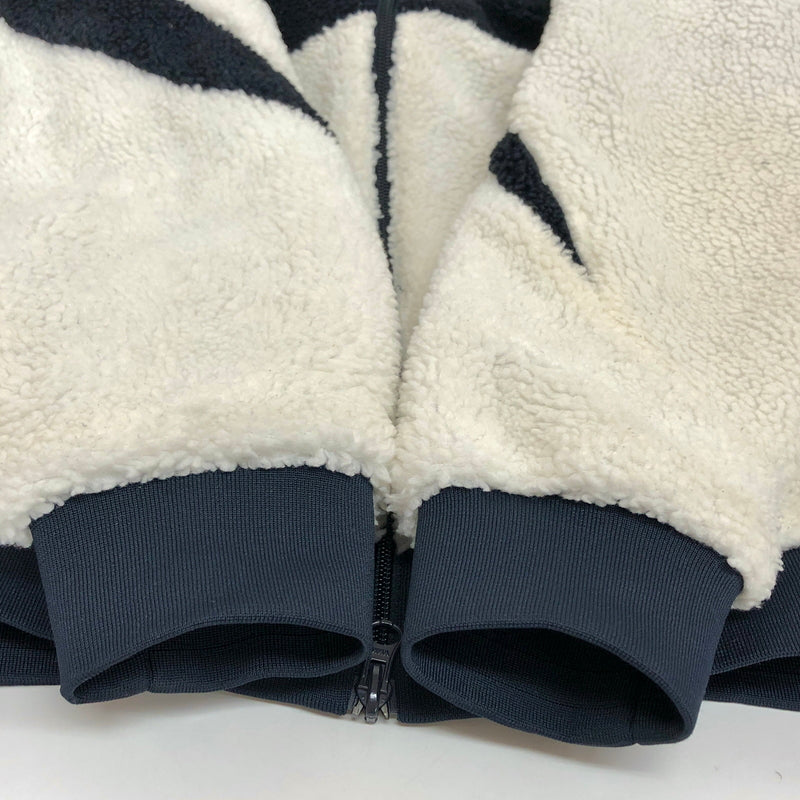 【現状渡し品】【メンズ】 NIKE ナイキ BIG SWOOSH BOA JACKET BQ6546-114 ビッグスウッシュ リバーシブル ボアジャケット アウター 古着 148-261005-rs-03-fur サイズ：XL カラー：ホワイト/ネイビー 万代Net店