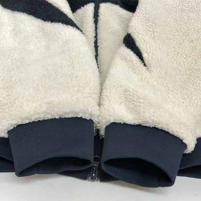 【現状渡し品】【メンズ】 NIKE ナイキ BIG SWOOSH BOA JACKET BQ6546-114 ビッグスウッシュ リバーシブル ボアジャケット アウター 古着 148-261005-rs-03-fur サイズ：XL カラー：ホワイト/ネイビー 万代Net店