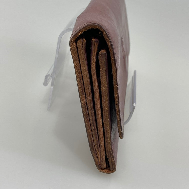 【現状渡し品】【レディース】 IL BISONTE イルビゾンテ 三つ折り長財布 201-260427-WA-04-iwa 万代Net店