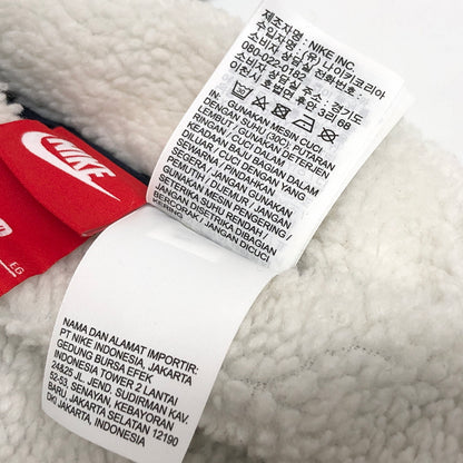 【現状渡し品】【メンズ】 NIKE ナイキ BIG SWOOSH BOA JACKET BQ6546-114 ビッグスウッシュ リバーシブル ボアジャケット アウター 古着 148-261005-rs-03-fur サイズ：XL カラー：ホワイト/ネイビー 万代Net店