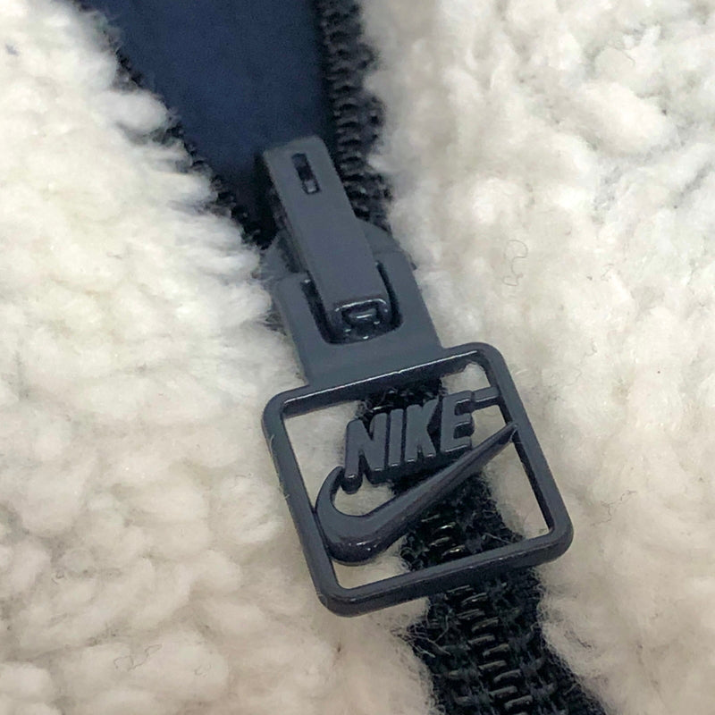 【現状渡し品】【メンズ】 NIKE ナイキ BIG SWOOSH BOA JACKET BQ6546-114 ビッグスウッシュ リバーシブル ボアジャケット アウター 古着 148-261005-rs-03-fur サイズ：XL カラー：ホワイト/ネイビー 万代Net店