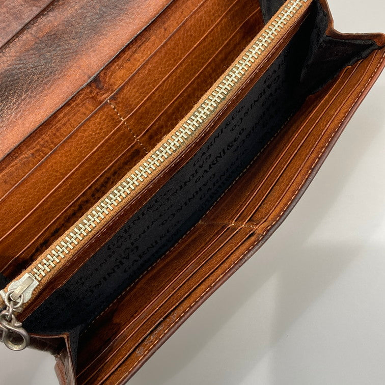 【現状渡し品】【メンズ】 GARNI ガルニ LEATHER LONG WALLET レザー 201-260427-WA-05-iwa 万代Net店
