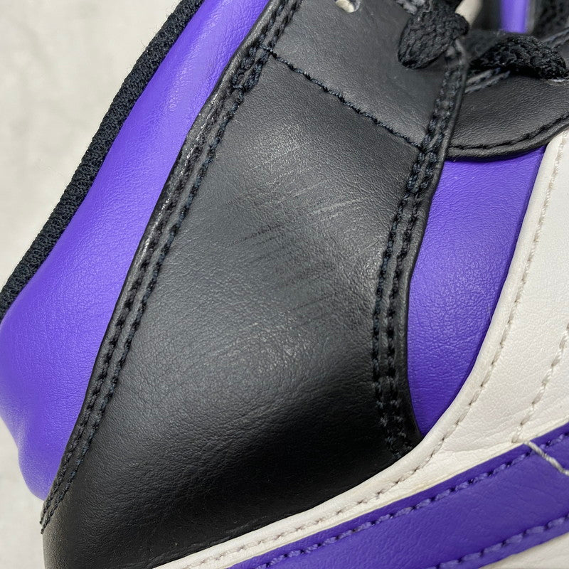 【中古品】【メンズ】 NIKE ナイキ 554724-095 AIR JORDAN 1 MID エア ジョーダン ワン ミッド スニーカー シューズ 靴 160-260421-cs-02-izu サイズ：27.0cm カラー：BLACK/DARK IRIS-WHITE 万代Net店