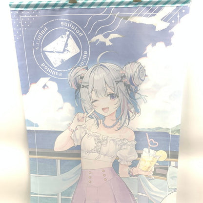 【中古美品】 DMM TV スクラッチ A賞 天音かなた 超BIGタペストリー 054-260624-ma-02-fur 万代Net店