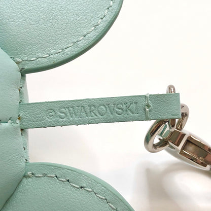 【中古品】【レディース】 SWAROVSKI スワロフスキー GIP GIP 5494436 ギップギップ バッグチャーム キーホルダー ネズミ 子年 マスコット 208-261005-rs-05-fur カラー：ミントグリーン系 万代Net店