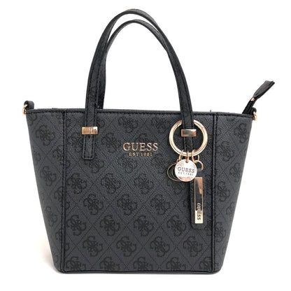 【中古品】【レディース】 Guess ゲス 2WAY BAG JB745677 ショルダーバッグ ハンドバッグ 総柄 鞄 188-250507-rs-04-fur カラー：ブラック系 万代Net店