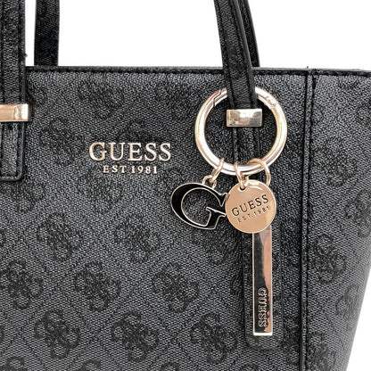 【中古品】【レディース】 Guess ゲス 2WAY BAG JB745677 ショルダーバッグ ハンドバッグ 総柄 鞄 188-250507-rs-04-fur カラー：ブラック系 万代Net店