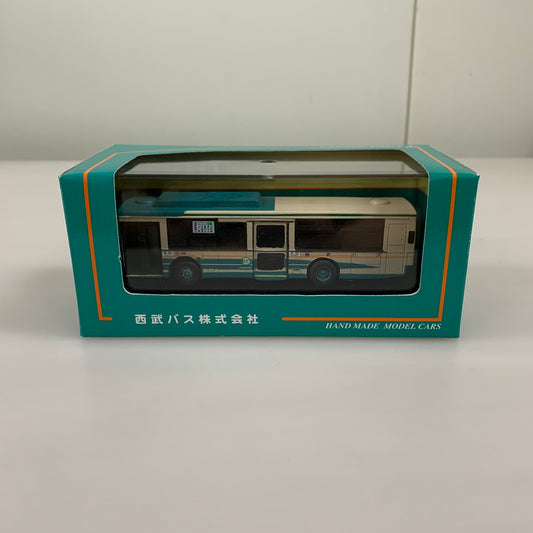 【中古品】 西武バス ノンステップ路線バス AO681号車 コールドキャスト製 塗装済み ミニカー 061-260624-AS-15-min 万代Net店