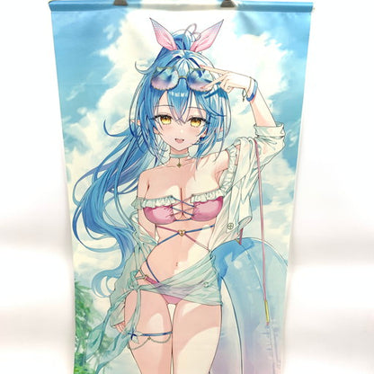 【中古品】 ホロライブ 雪花ラミィ 等身大タペストリー c104/Rin☆Yuu（リン☆ユウ） 054-260624-ma-04-fur 万代Net店