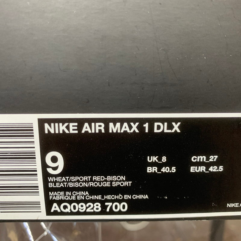 【中古品】【メンズ】 NIKE ナイキ×SACAI サカイ AQ0928-700 AIR MAX エア マックス 1 DLX スニーカー シューズ 靴 160-260921-ya-05-izu サイズ：27cm カラー：ANIMAL PACK SAFARI 万代Net店
