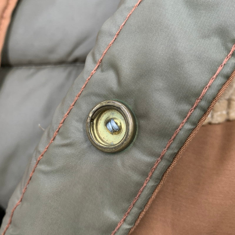 【中古品】【メンズ】 BRANDON COLORADO USA製 DOWN VEST ダウン ベスト アウター 146-260816-kh-04-izu サイズ：S カラー：ブラウン×ベージュ 万代Net店