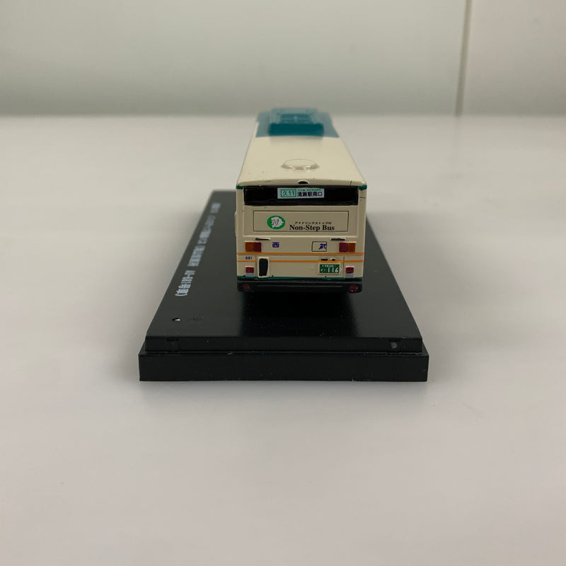 【中古品】 西武バス ノンステップ路線バス AO681号車 コールドキャスト製 塗装済み ミニカー 061-260624-AS-15-min 万代Net店