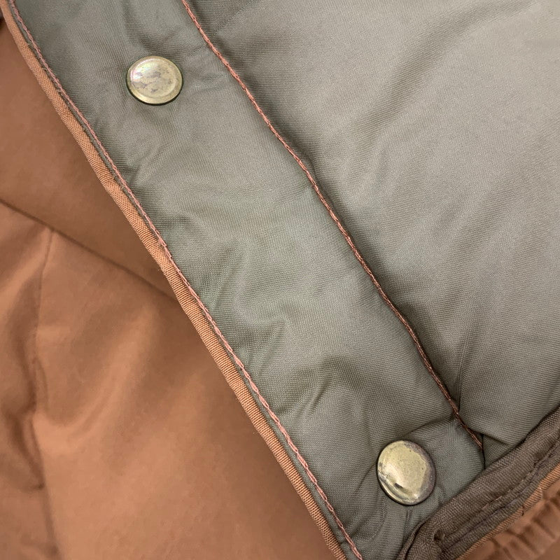 【中古品】【メンズ】 BRANDON COLORADO USA製 DOWN VEST ダウン ベスト アウター 146-260816-kh-04-izu サイズ：S カラー：ブラウン×ベージュ 万代Net店