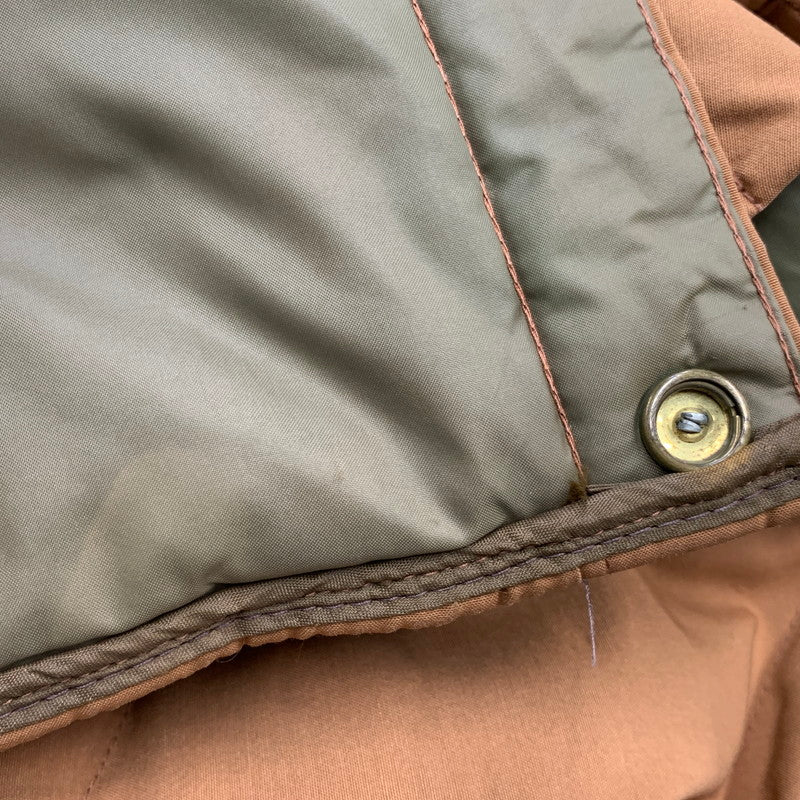 【中古品】【メンズ】 BRANDON COLORADO USA製 DOWN VEST ダウン ベスト アウター 146-260816-kh-04-izu サイズ：S カラー：ブラウン×ベージュ 万代Net店