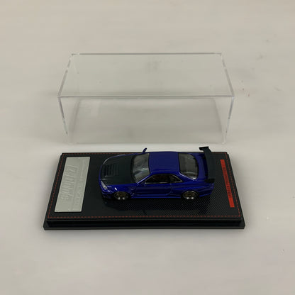 【中古品】 TKカンパニー イグニッションモデル 1 64 ニスモ R34 GT-R Z-tune Blue Metallic 完成品 ミニカー 061-260624-AS-16-min 万代Net店