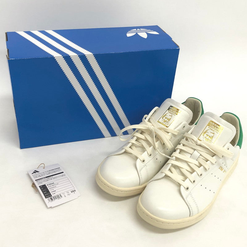 【中古品】【メンズ】 adidas アディダス STAN SMITH LUX IF8844 スタンスミス スニーカー シューズ 靴 161-260423-rs-04-fur サイズ：26.0cm US8 カラー：クラウドホワイト/クリームホワイト/グリーン 万代Net店