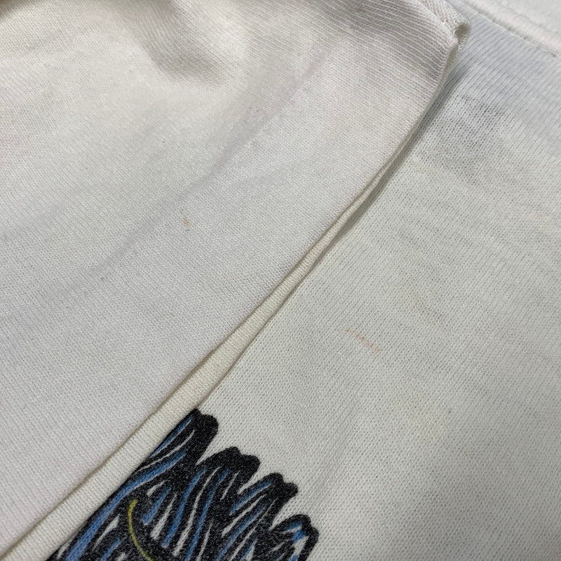 【現状渡し品】【メンズ】 OLD STUSSY オールド ステューシー USA製 紺タグ 両シングル DRAGON TEE ドラゴン Tシャツ トップス 142-260816-kh-11-izu サイズ：L カラー：ホワイト 万代Net店