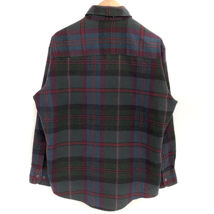 【中古品】【メンズ】 ST.JOHN’S BAY セントジョンズベイ 80S ACRYLIC CHECK SHIRT チェックシャツ 長袖 トップス ヴィンテージ 146-260423-rs-06-fur サイズ：L カラー：マルチカラー 万代Net店