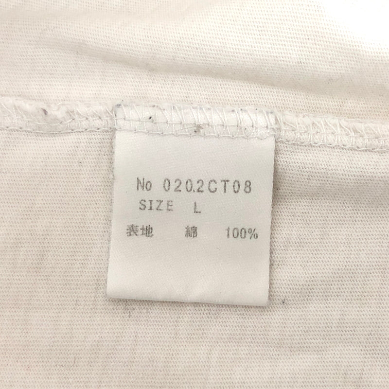 【ジャンク品】【メンズ】 HYSTERIC GLAMOUR ヒステリックグラマー 0202CT08 半袖 Tシャツ トップス 古着 140-261007-rs-01-fur サイズ：L カラー：ホワイト 万代Net店