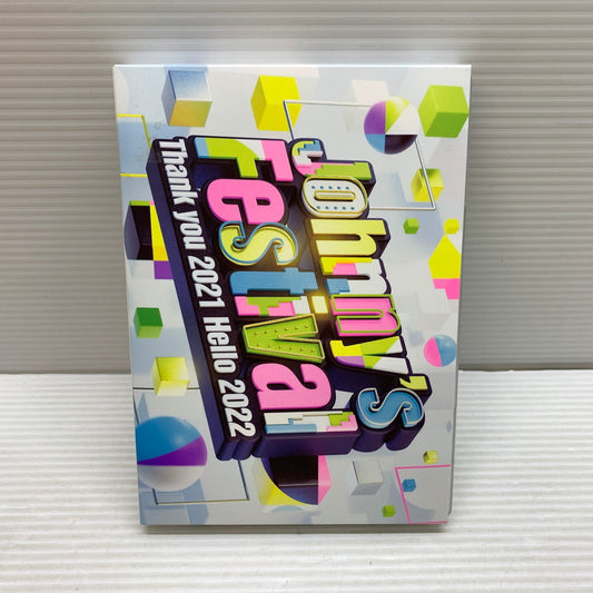 【現状渡し品】 Johnny’s Festival Thank you 2021 Hello 2022 通常盤初回プレス仕様 DVD 010-250731-ks-09-min 万代Net店