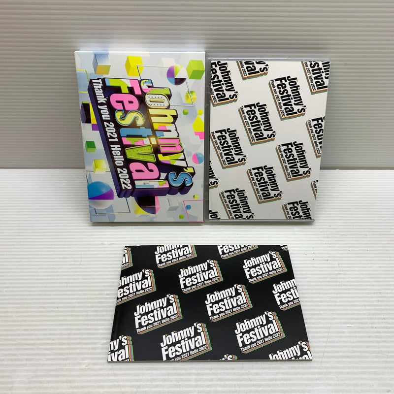 【現状渡し品】 Johnny’s Festival Thank you 2021 Hello 2022 通常盤初回プレス仕様 DVD 010-250731-ks-09-min 万代Net店