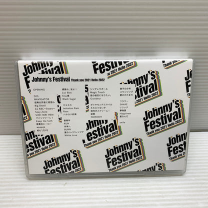 【現状渡し品】 Johnny’s Festival Thank you 2021 Hello 2022 通常盤初回プレス仕様 DVD 010-250731-ks-09-min 万代Net店
