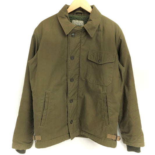 【ジャンク品】【メンズ】 Buzz Rickson's バズリクソンズ DECK JACKET U.S.NAVY BR12291 BR12887 デッキジャケット ミリタリージャケット アウター 東洋エンタープライズ 145-251118-rs-05-fur サイズ：M(38-40) カラー：カーキ 万代Net店