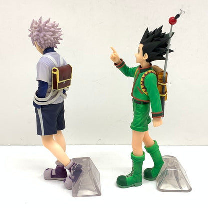 【現状渡し品】 BANDAI 一番くじ HUNTER×HUNTER GREED ISLAND A/B賞 ゴン キルア MASTERLISE 051-260625-mo-01-fur 万代Net店