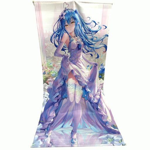 【現状渡し品】 ホロライブ 雪花ラミィ 等身大タペストリー ウエディングver 054-260626-mo-01-fur 万代Net店
