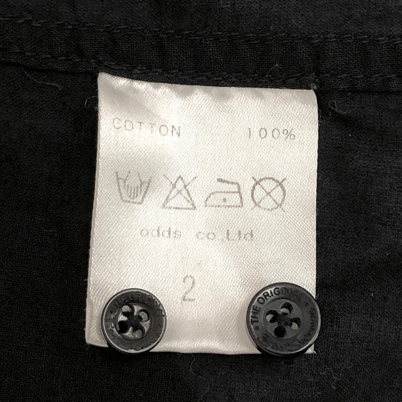 【現状渡し品】【メンズ】 Ben Sherman ベンシャーマン × LOUNGE LIZARD S/S SHIRT 半袖 シャツ トップス シースルー 透け感 140-251118-rs-08-fur サイズ：2 カラー：ブラック 万代Net店