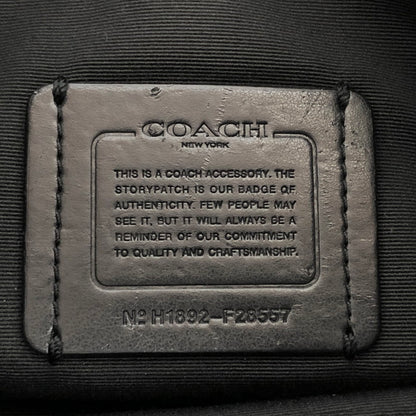 【現状渡し品】【メンズ/レディース】 COACH コーチ F28557 クラッチバッグ フラットポーチ セカンドバッグ 鞄 180-251119-rs-01-fur カラー：ブラック 万代Net店