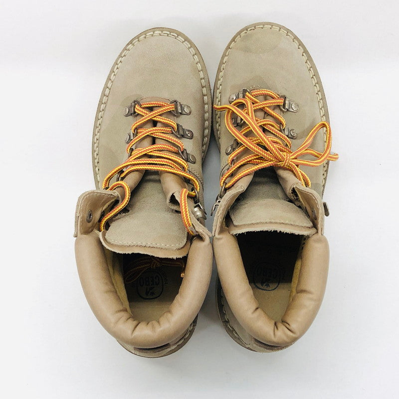 【現状渡し品】【レディース】 CEBO セボ × GOA ゴア マウンテンブーツ シューズ 靴 165-241220-hn-01-fur サイズ：38 G (約24cm相当) カラー：ベージュ系/カモフラージュ 万代Net店