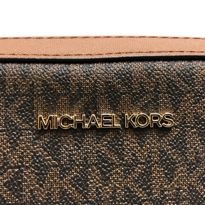 【中古美品】【レディース】 MICHAEL KORS マイケルコース JET SET ITEM LG EW CROSSBODY 35F8GTTC3B ショルダーバッグ 鞄 188-261007-rs-03-fur カラー：ブラウン 万代Net店