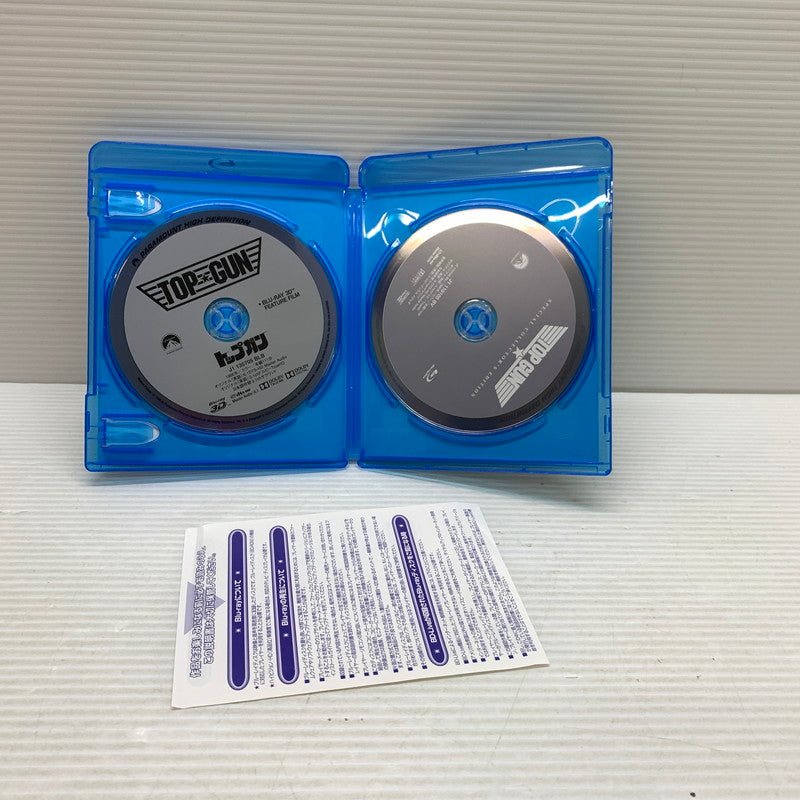 【現状渡し品】 TOP GUN トップガン 3D&2Dブルーレイセット 2枚組 Blu-ray 008-250731-ks-19-min 万代Net店