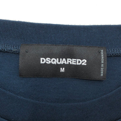 【中古品】【メンズ】 DSQUARED2 ディースクエアード 22SS LOGO SUPERCREW T-SHIRT S716D1130 半袖 Tシャツ トップス 141-260424-rs-01-fur サイズ：M カラー：ネイビー 万代Net店