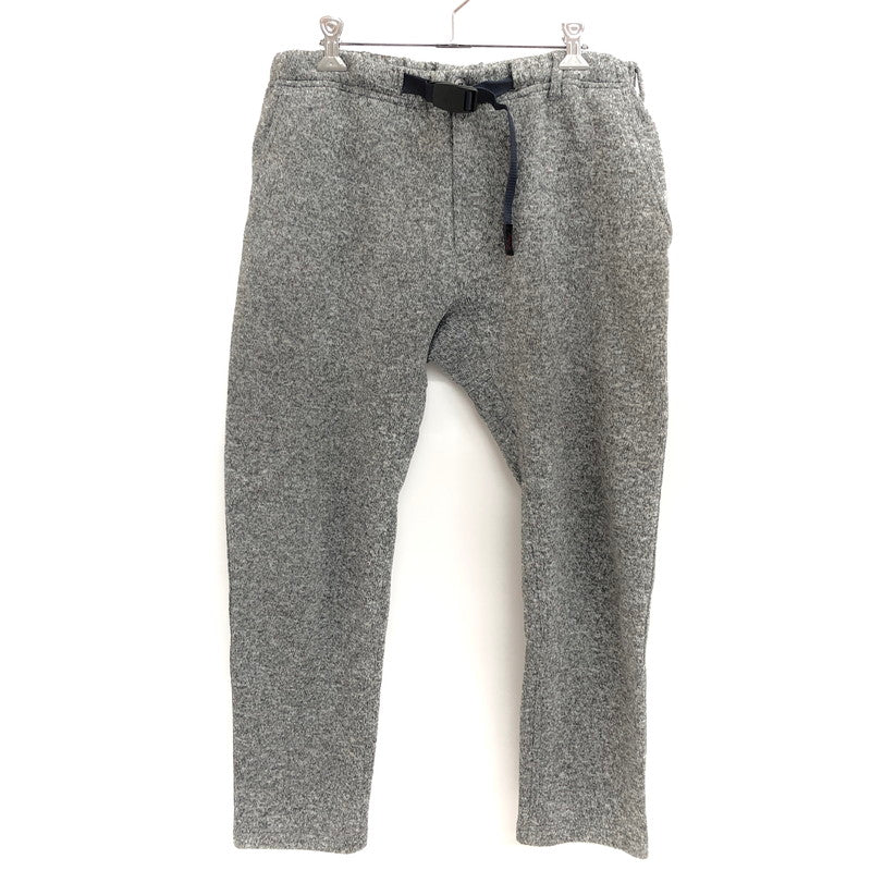 【中古品】【メンズ】 GRAMICCI グラミチ 19AW BONDING GMP-19F015 KNIT FLEECE SLIM PANTS ニットフリースパンツ ジョガーパンツ ボトムス 155-260424-rs-02-fur サイズ：ASIA L カラー：グレー 万代Net店